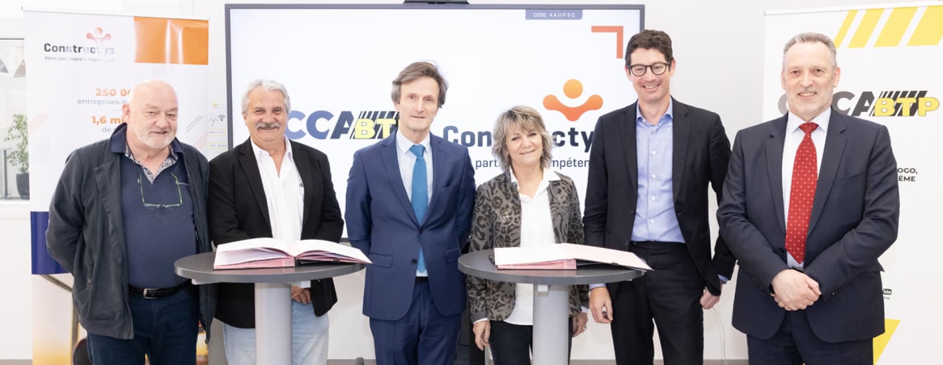 signature convention de partenariat constructys