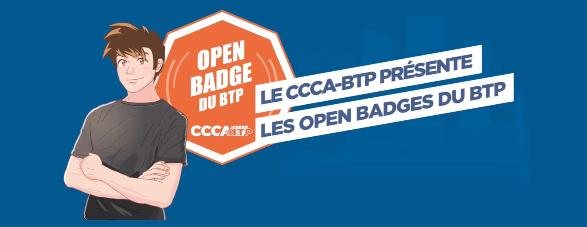 illustration open badges du btp