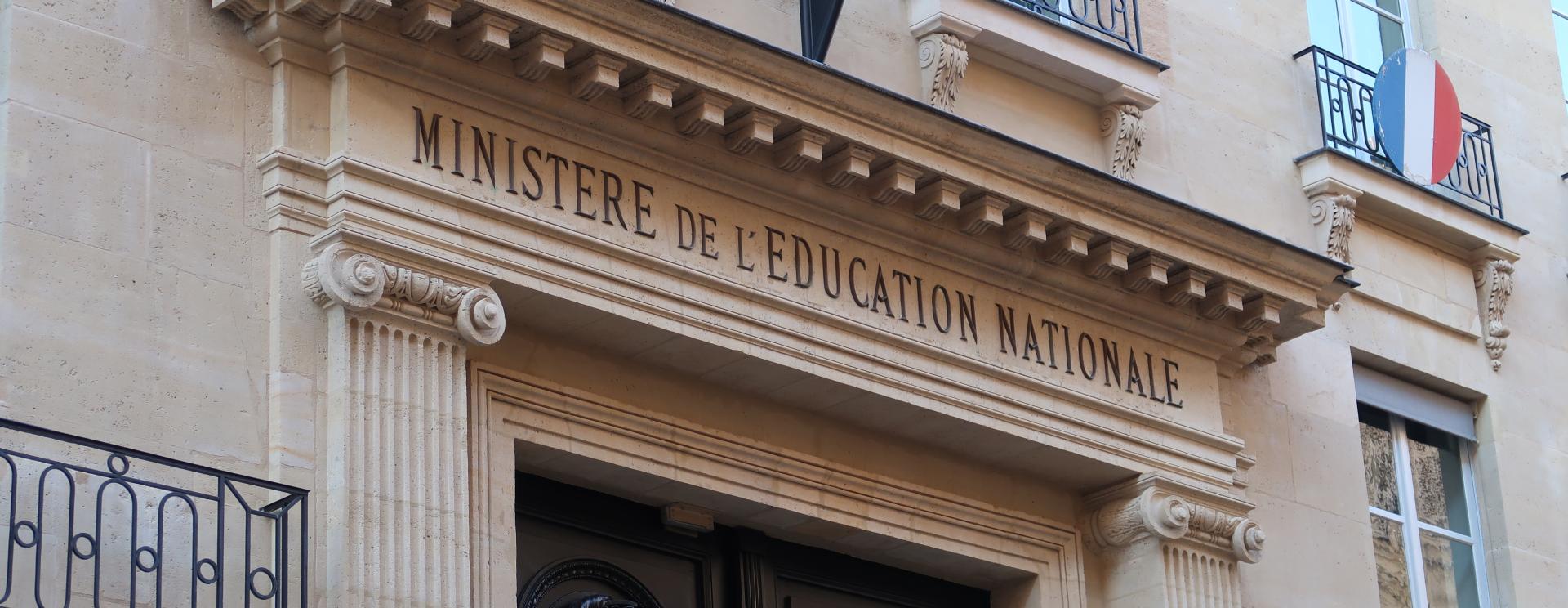 ministère de l'éducation nationale