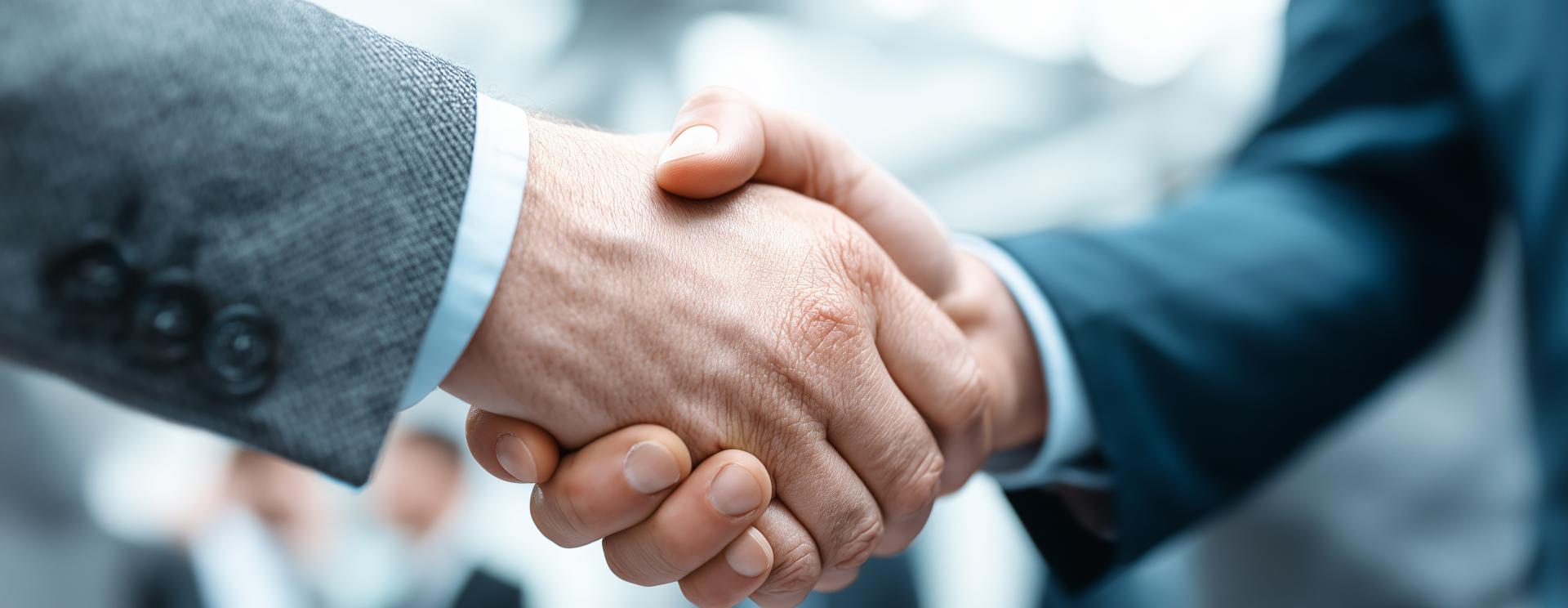 ilustration partenariats poignée de mains