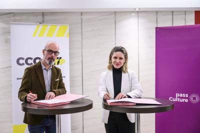 signature de partenariat ccca-btp pass culture - Agrandir l'image 4 sur 5, fenêtre modale