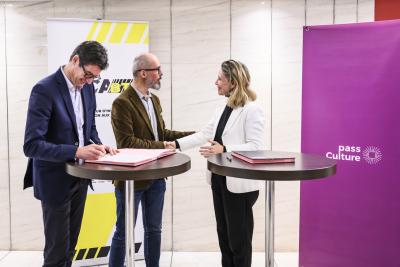 signature de partenariat ccca-btp pass culture - Agrandir l'image 1 sur 5, fenêtre modale