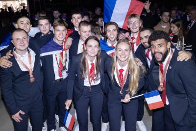 euroskills herning ccca-btp worldskills 2025 cérémonie clôture france - Agrandir l'image 3 sur 25, fenêtre modale