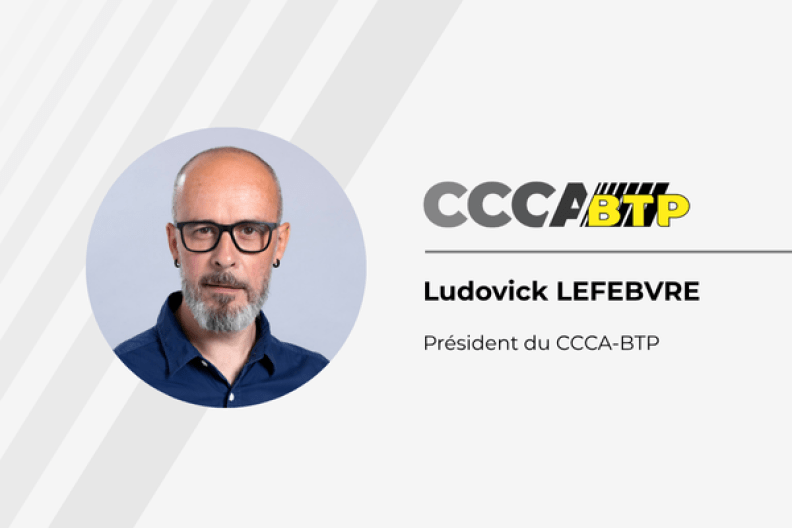 président ccca-btp élection ludovick lefebvre - Agrandir l'image, fenêtre modale