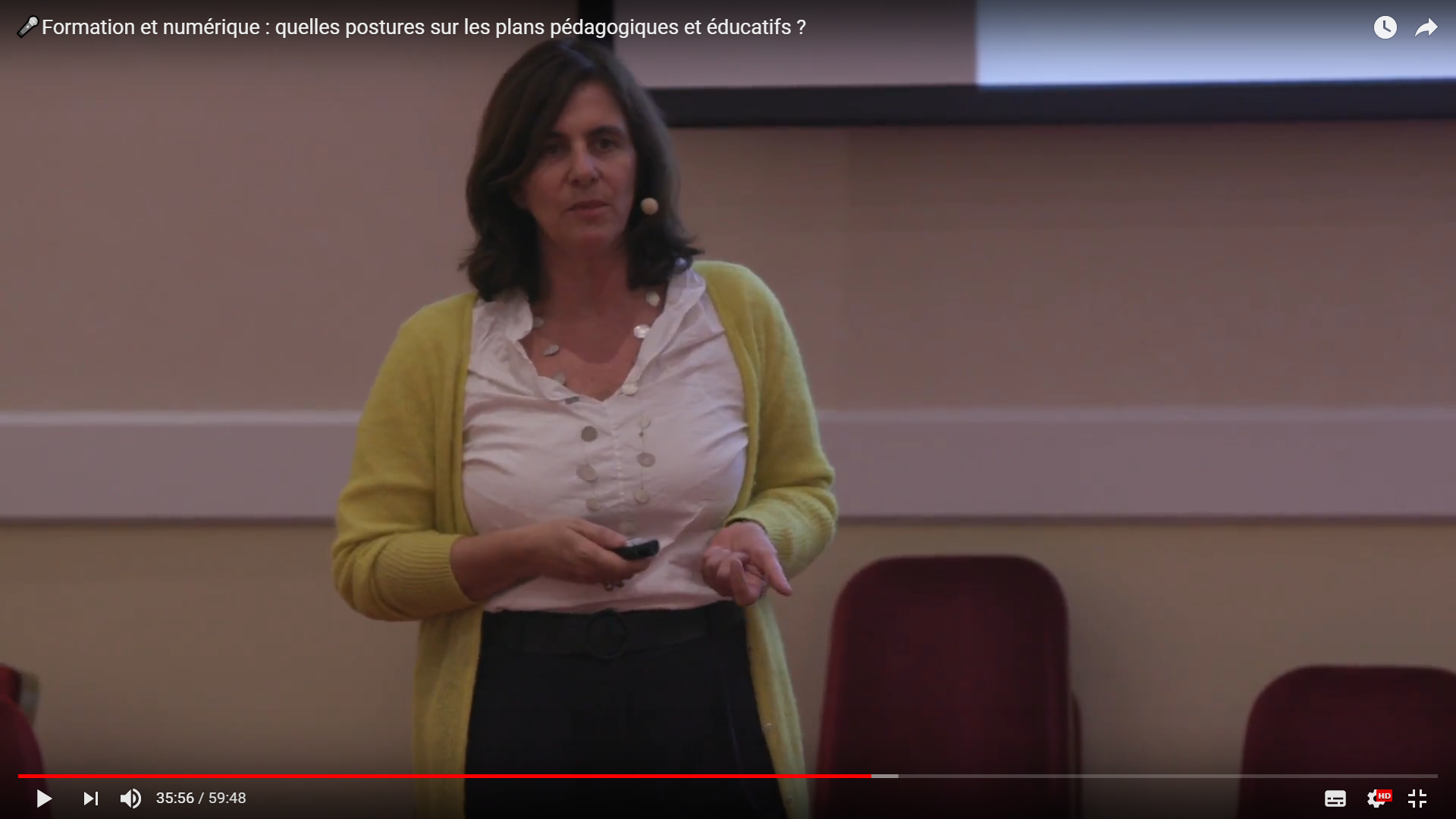 Vidéo sur les postures sur les plans pédagogiques et éducatifs